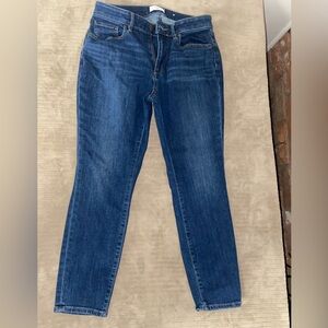 LOFT Dark Blue Straight Leg Women's Jeans Size 6 Petite